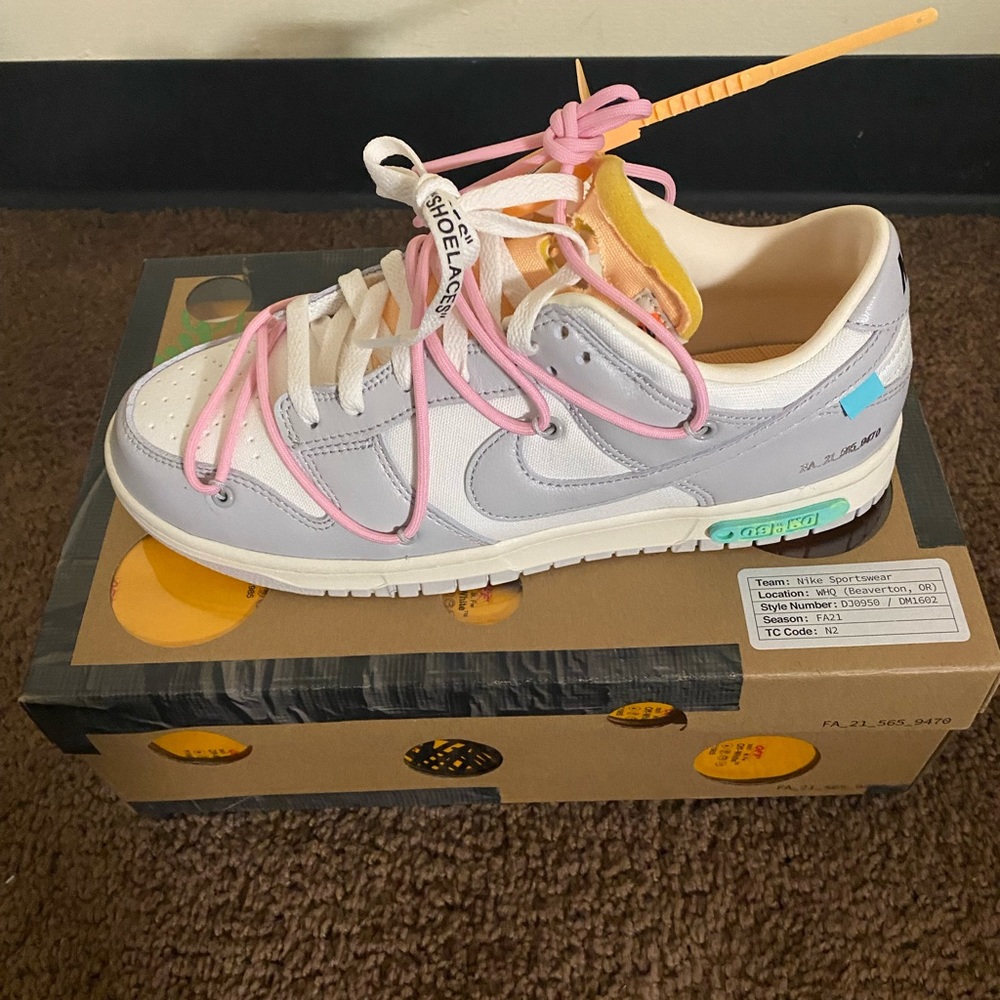 Off-White Nike SB Lot 9 apart of Virgil Abloh 50 Lot collection.